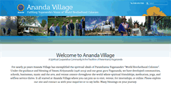 Desktop Screenshot of anandavillage.org